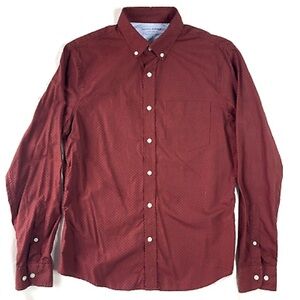 Banana Republic Red Casual Button Down Shirt